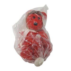 Ty Beanie Baby Bearon The Bear Red 8"